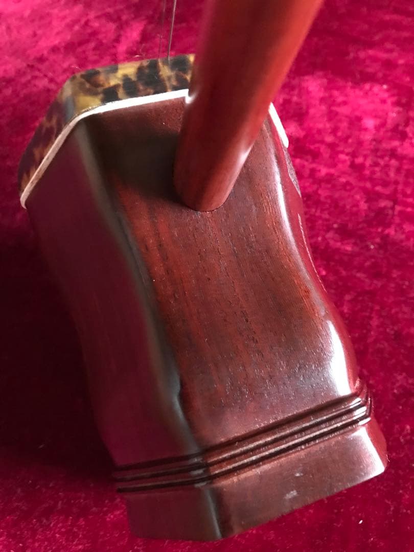 二胡★最上級紫檀★錦蛇皮★古月琴坊・万其興製作★十年保証★一生の宝物