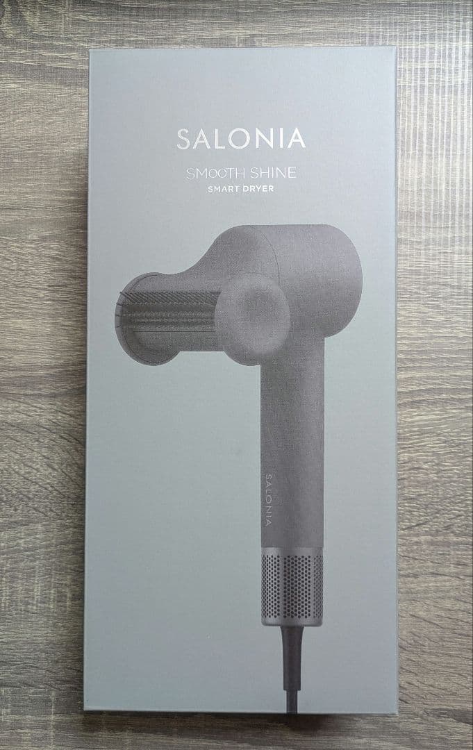 新品未開封 SALONIA スムースシャイン スマート ドライヤー グレー