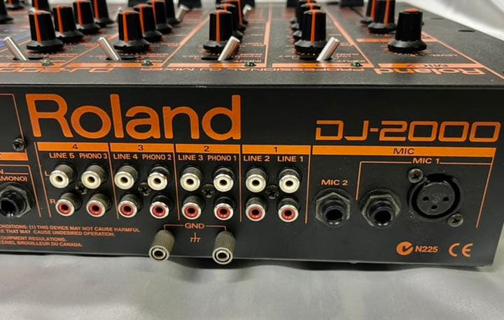 名機】ローランド DJ-2000 DJミキサー 交換クロスフェーダ