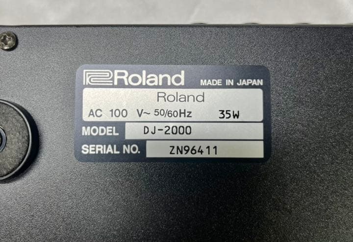 名機】ローランド DJ-2000 DJミキサー 交換クロスフェーダ