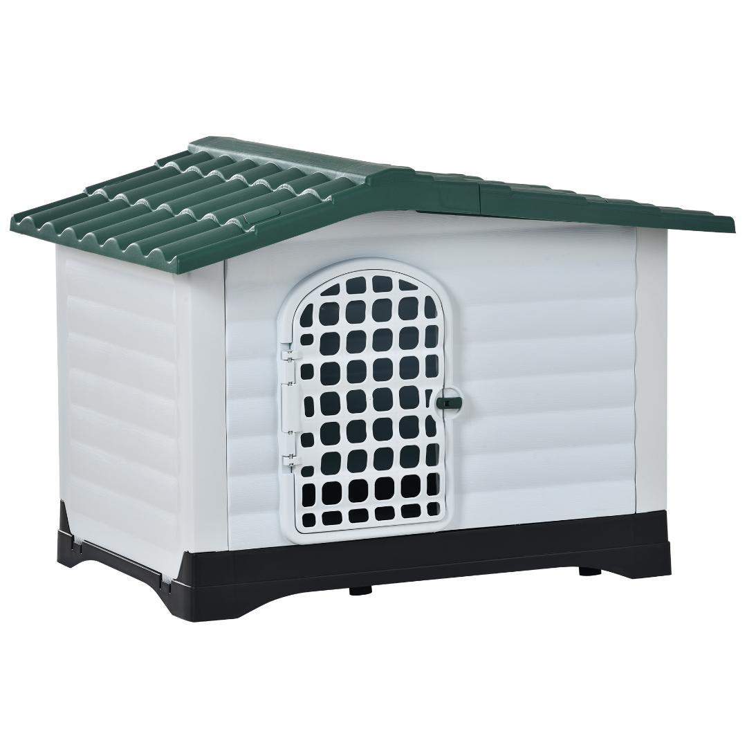 犬小屋 ドア付き ペットハウスペットケージ プラスチック製