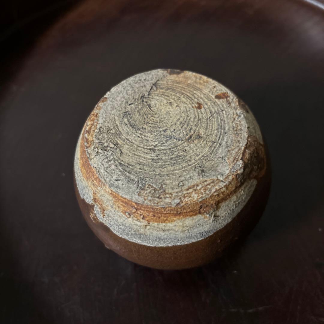 古瀬戸水滴 古道具 アンティーク 骨董 古備前 花器 古民芸 検:李朝