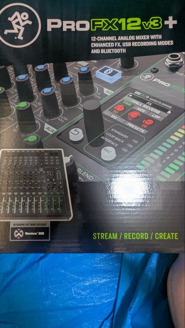 【美品】ProFX12v3+ ミキサー(プラグイン等未使用)