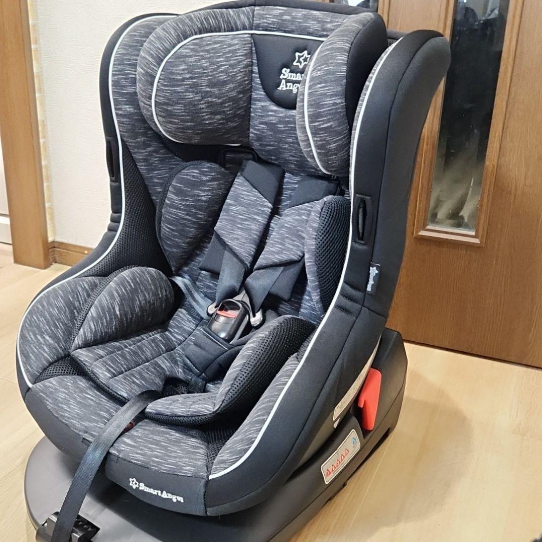 西松屋 Smart Angel 車用チャイルドシート グレー系 isofix-東京公式