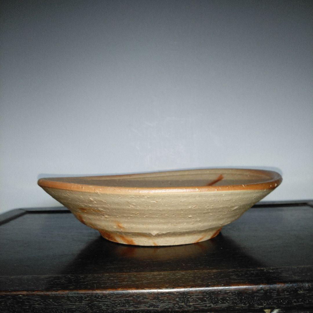 NO545 備前焼の器 人間国宝 伊勢﨑淳 陶印 NO545 備前焼 器 重要無形