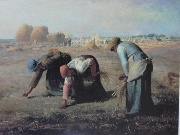 ミレー、落穂ひろい、希少、高級額付、落札代金のみ付