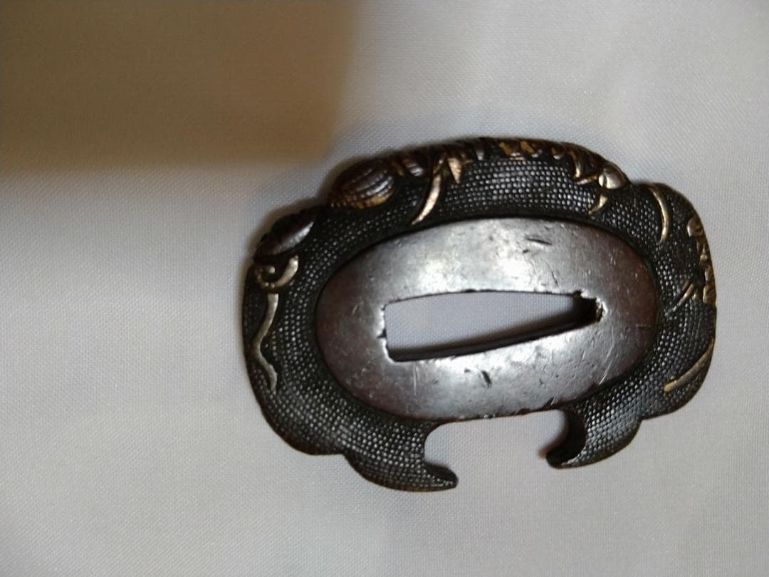 短刀脇差小鍔草葉の図