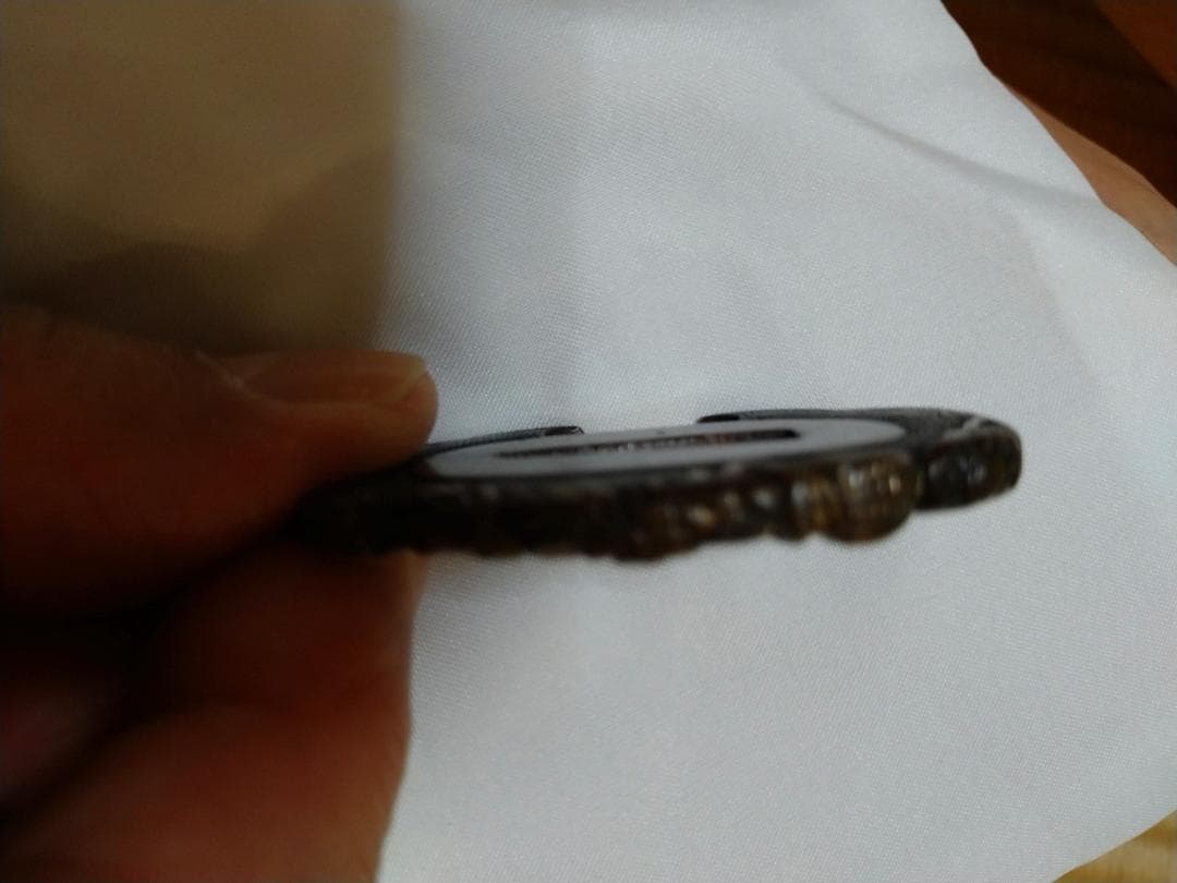 短刀脇差小鍔草葉の図