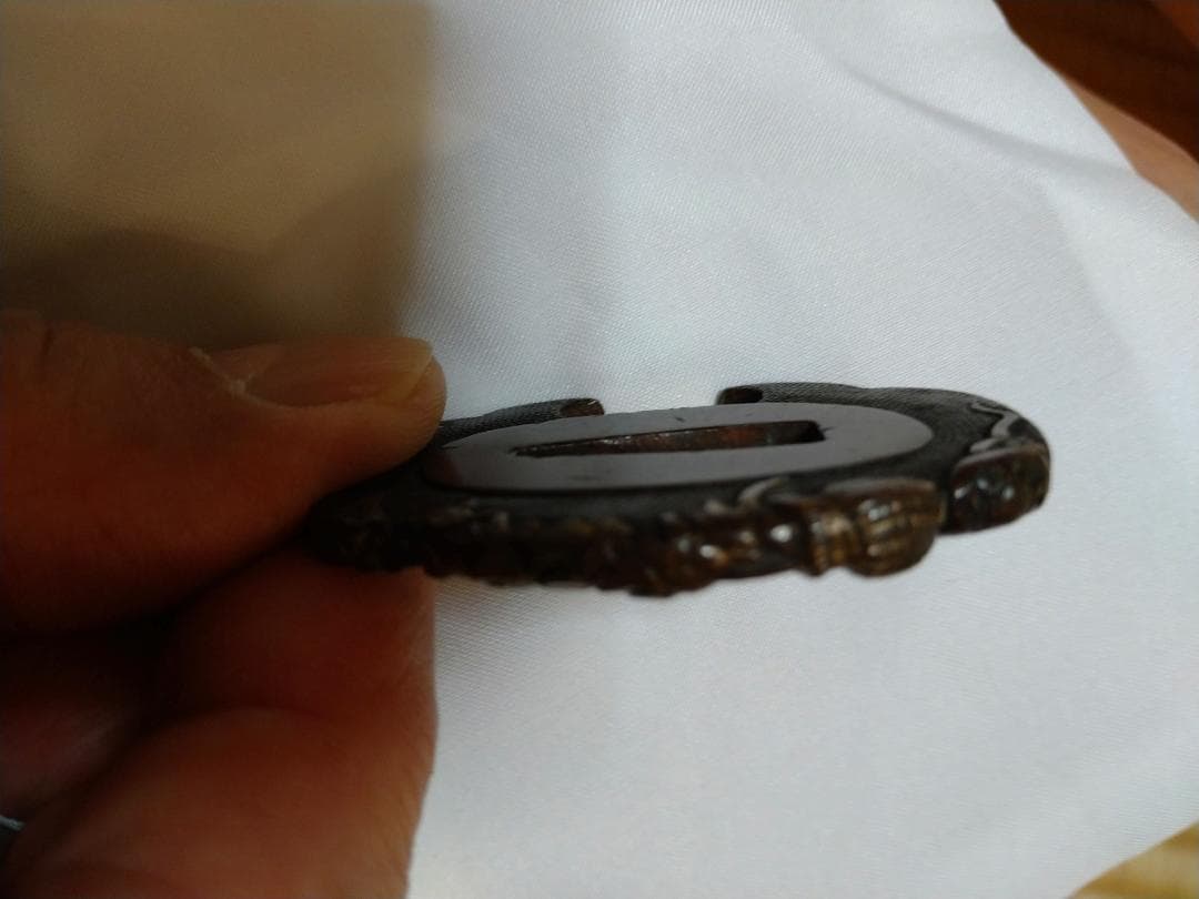 短刀脇差小鍔草葉の図