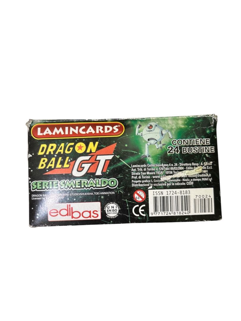 【超激レア・イタリア限定生産】ドラゴンボールGT ラミンカード 100枚＋箱
