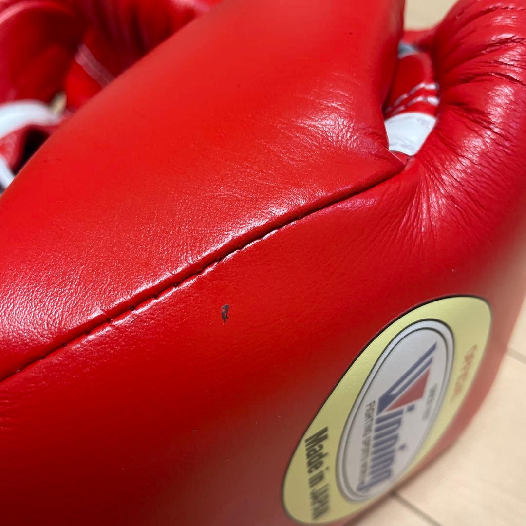 新品即日発送 ウイニング 8オンスグローブ レッド 牛皮革製 MS-200