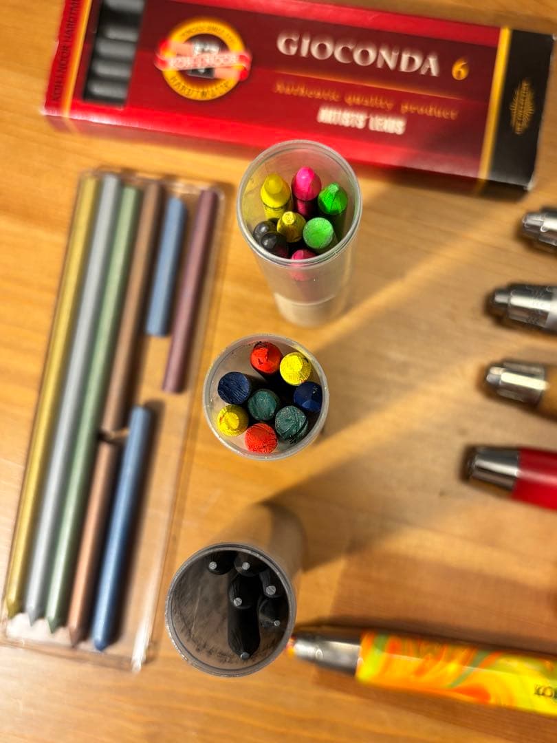 芯ホルダー5本と、替え芯セット 5.6 5.5mm e+m コヒノール　カヴェコ