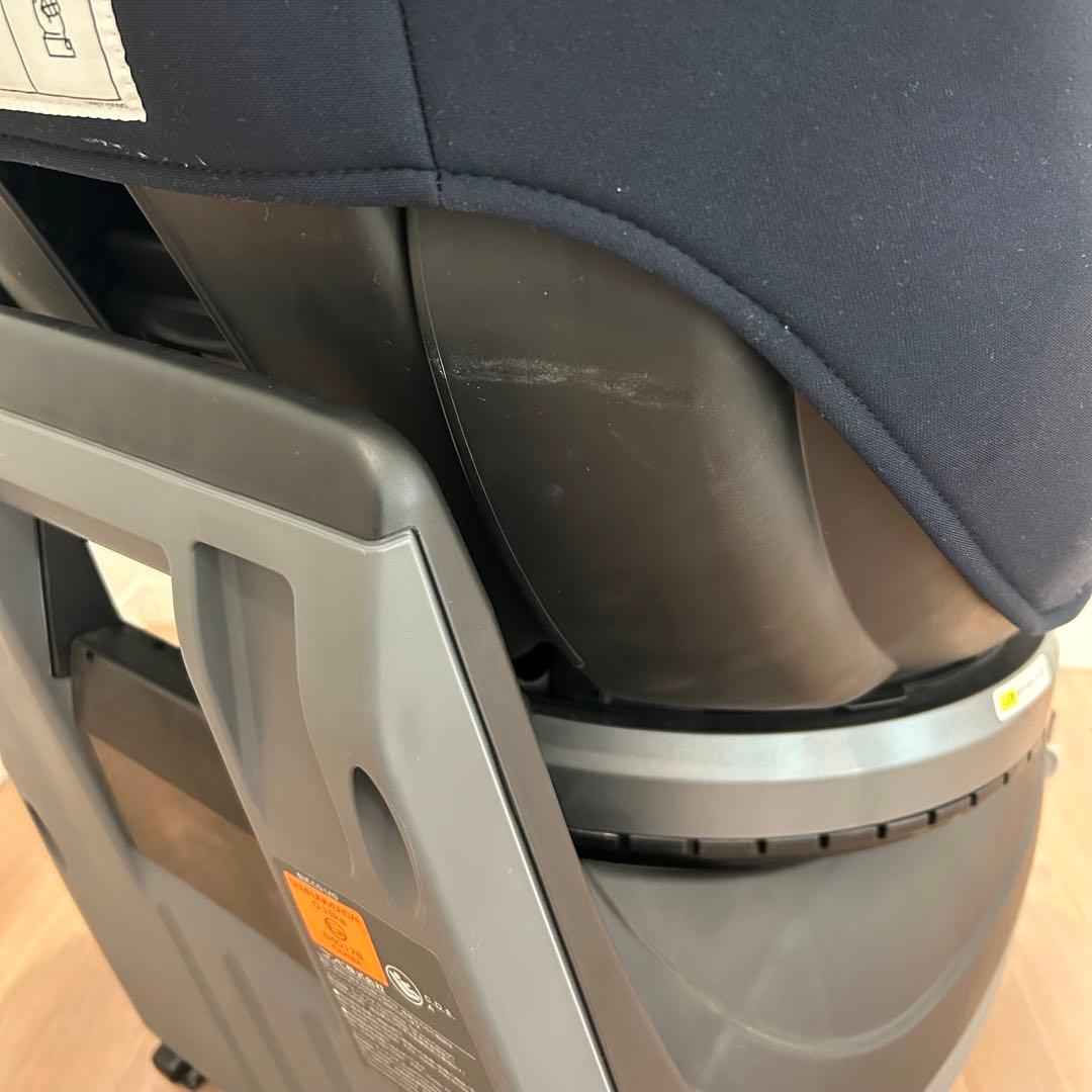 Combi 回転式チャイルドシート ネイビー　クルムーヴ　スマート　ISOFIX