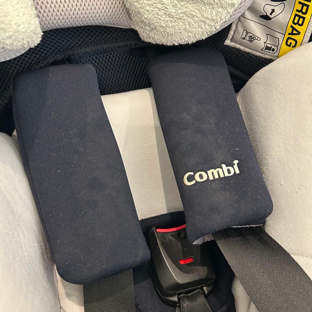 Combi 回転式チャイルドシート ネイビー　クルムーヴ　スマート　ISOFIX