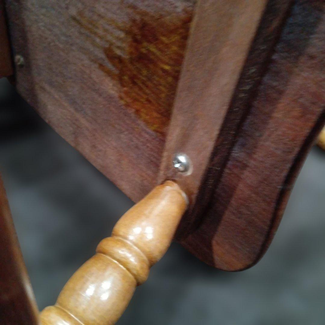 木製 キッズ ロッキングチェア 高さ約73 5cm幅約41 5cm奥行約52cm 【