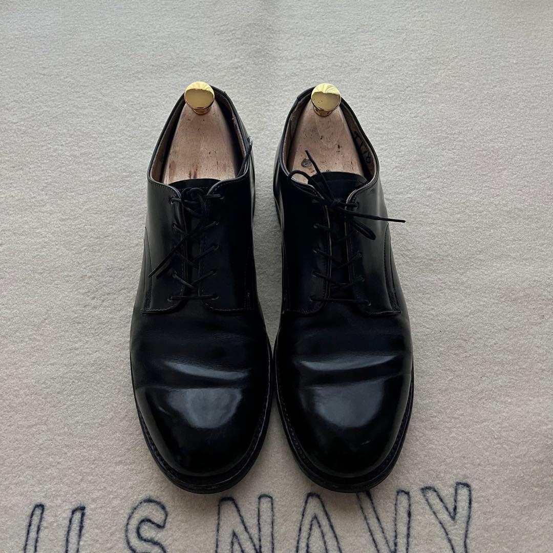 90s usnavy サービスシューズ 海軍 9 1/2R ミリタリー　革靴