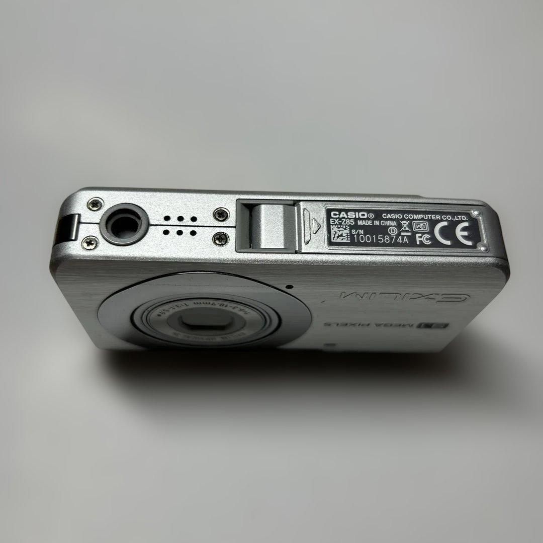 動作確認済 CASIO EXILIM EX-Z85 デジカメ グレー平成デジカメ