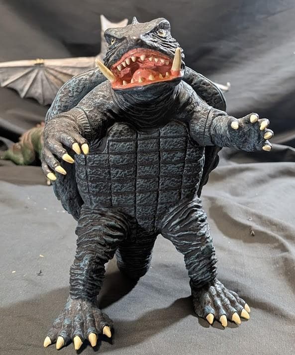 昭和ガメラ＆ギロン＆宇宙ギャオス（エクスプラス）ソフビフィギュア３体セット