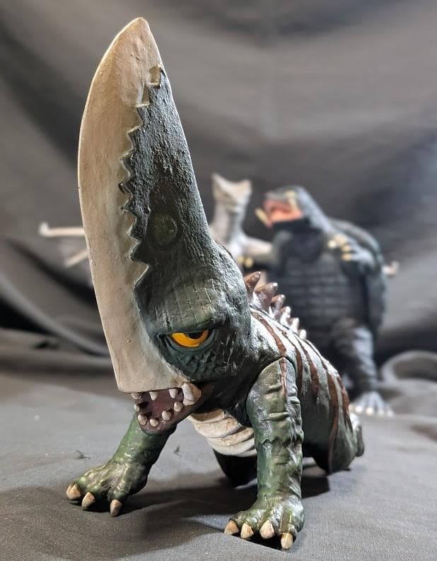 昭和ガメラ＆ギロン＆宇宙ギャオス（エクスプラス）ソフビフィギュア３体セット