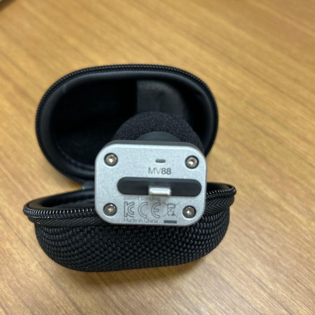 SHURE MV88 コンデンサーマイク ケース付き