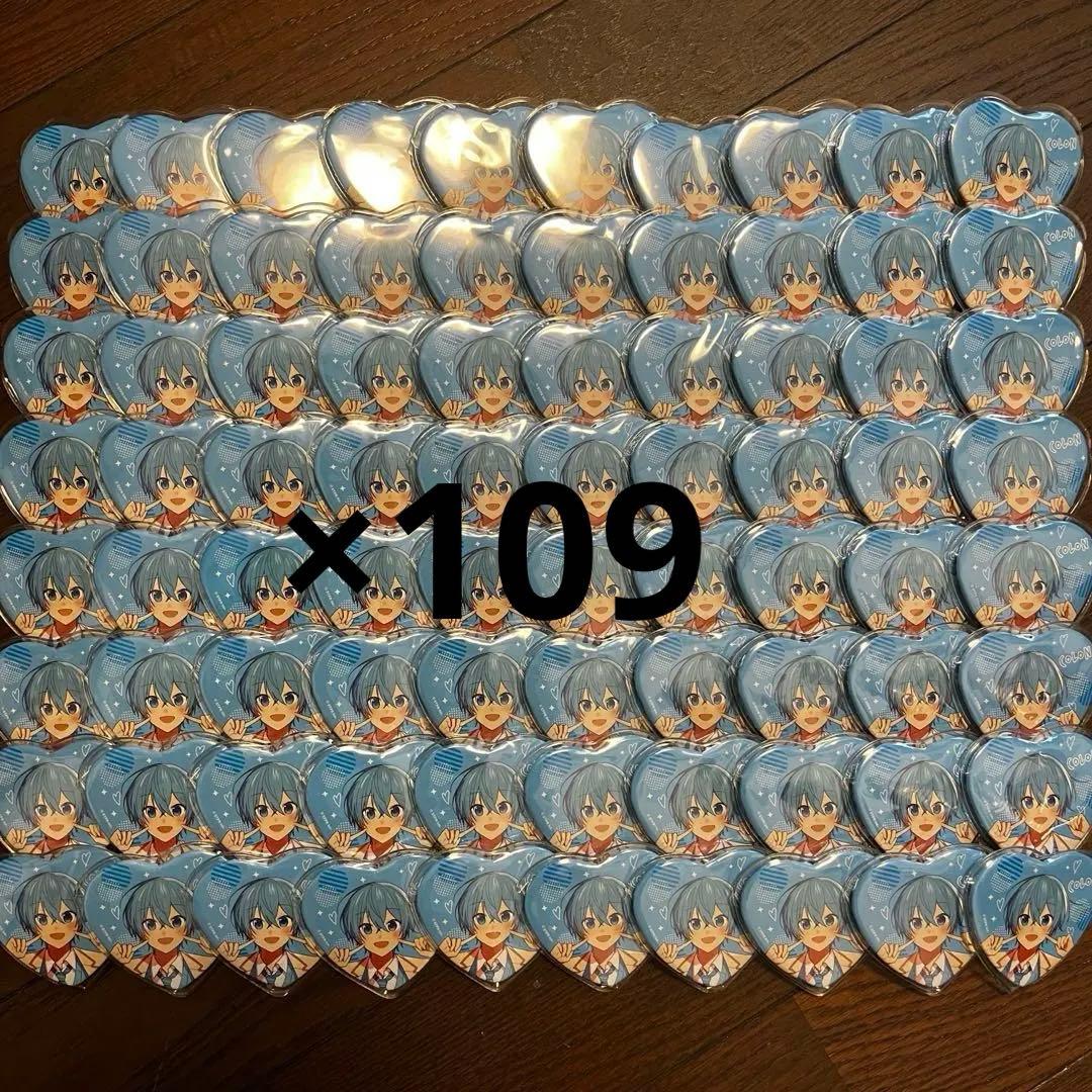 ころんくん すとまじ 苺文化祭 ハート缶バッジ 109個