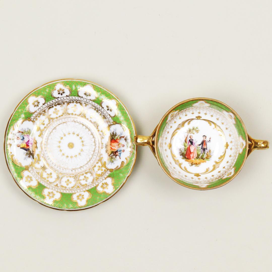 リヒャルト クレム工房 ワトー画 チョコレートカップ＆ソーサー - メルカリ