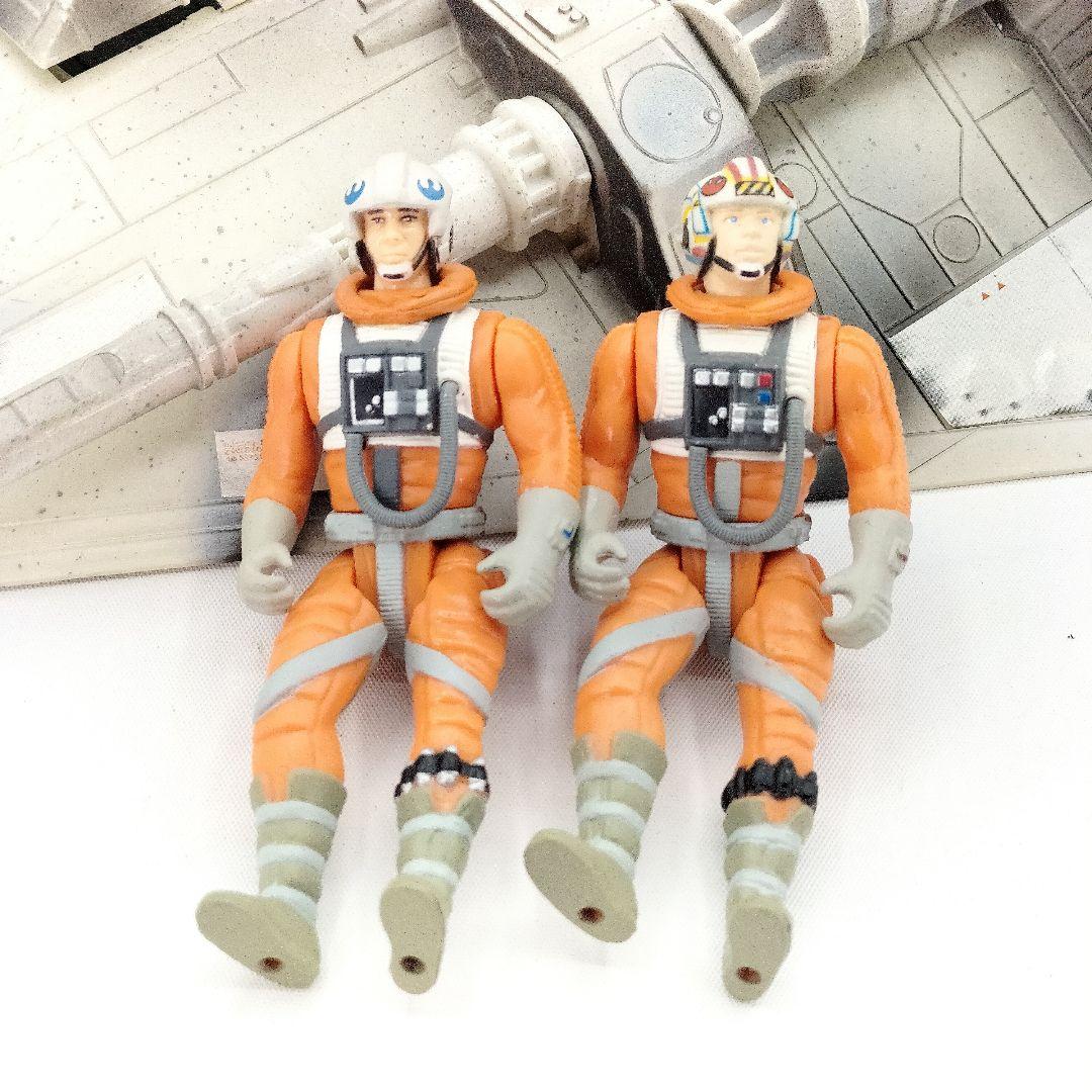 スターウォーズ スノースピーダー 3.75インチ フィギュア 2体付き 2002