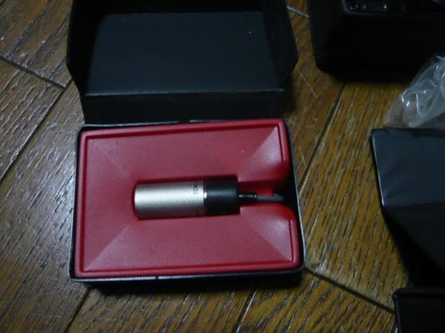 SONY コンデンサーマイク ECM-31M 2箱、ECM-16 木箱入り