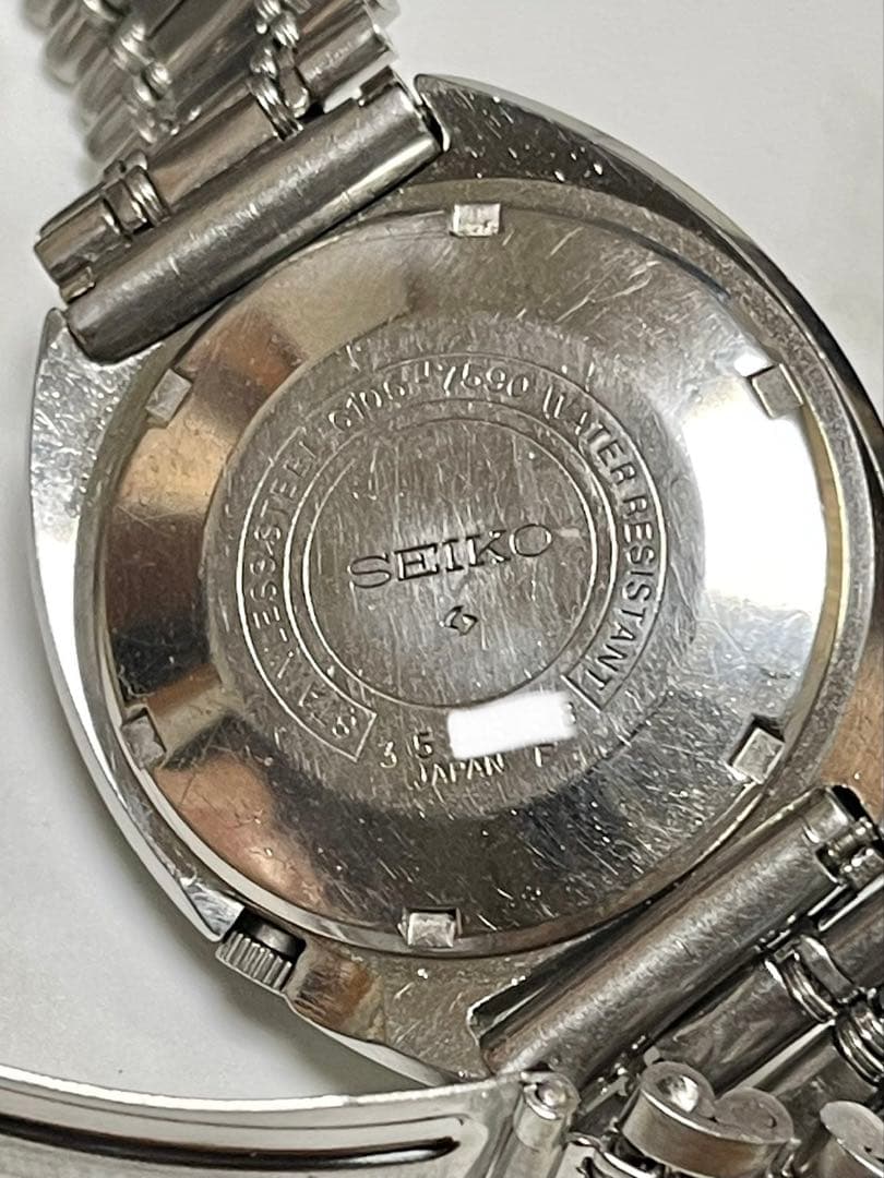 1973年5月製 セイコー5アクタスSS デイデイト 23J 9面カットガラス