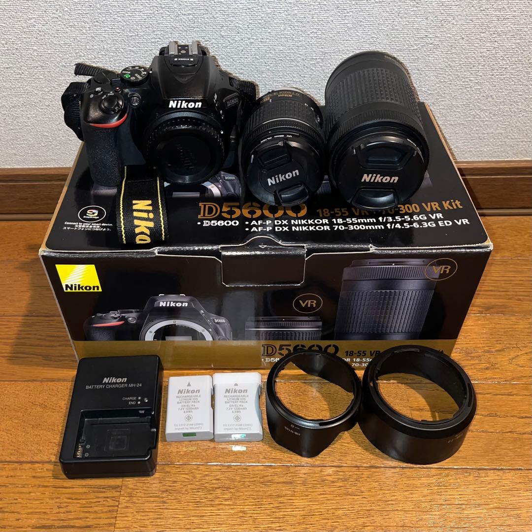 日本未発売】 Nikon D5600 ダブルズームキット 【6375881315】