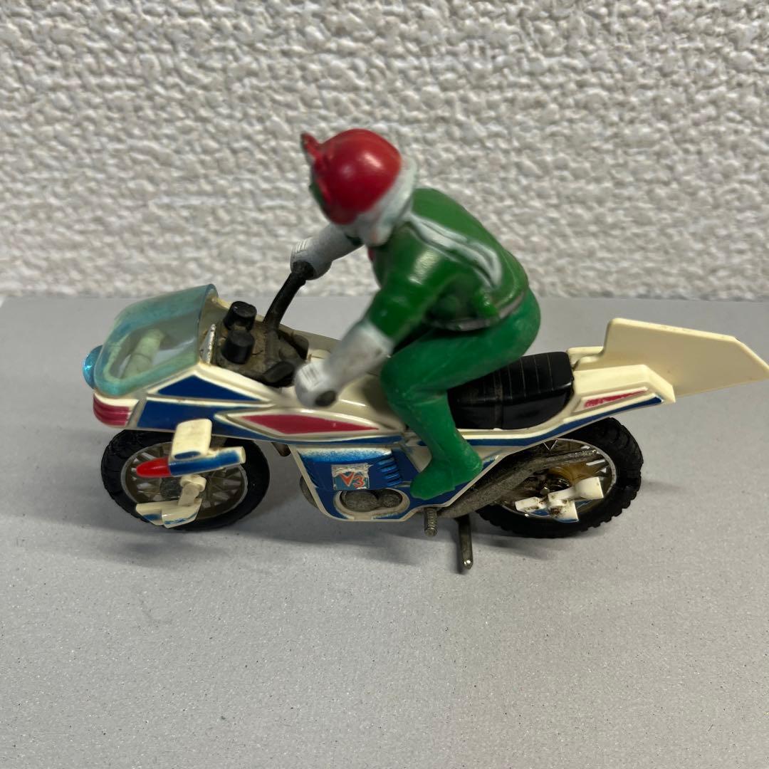 ⚠️レア　2期　仮面ライダーV3 　ハリケーン号　超合金　　当時物　ポピニカ