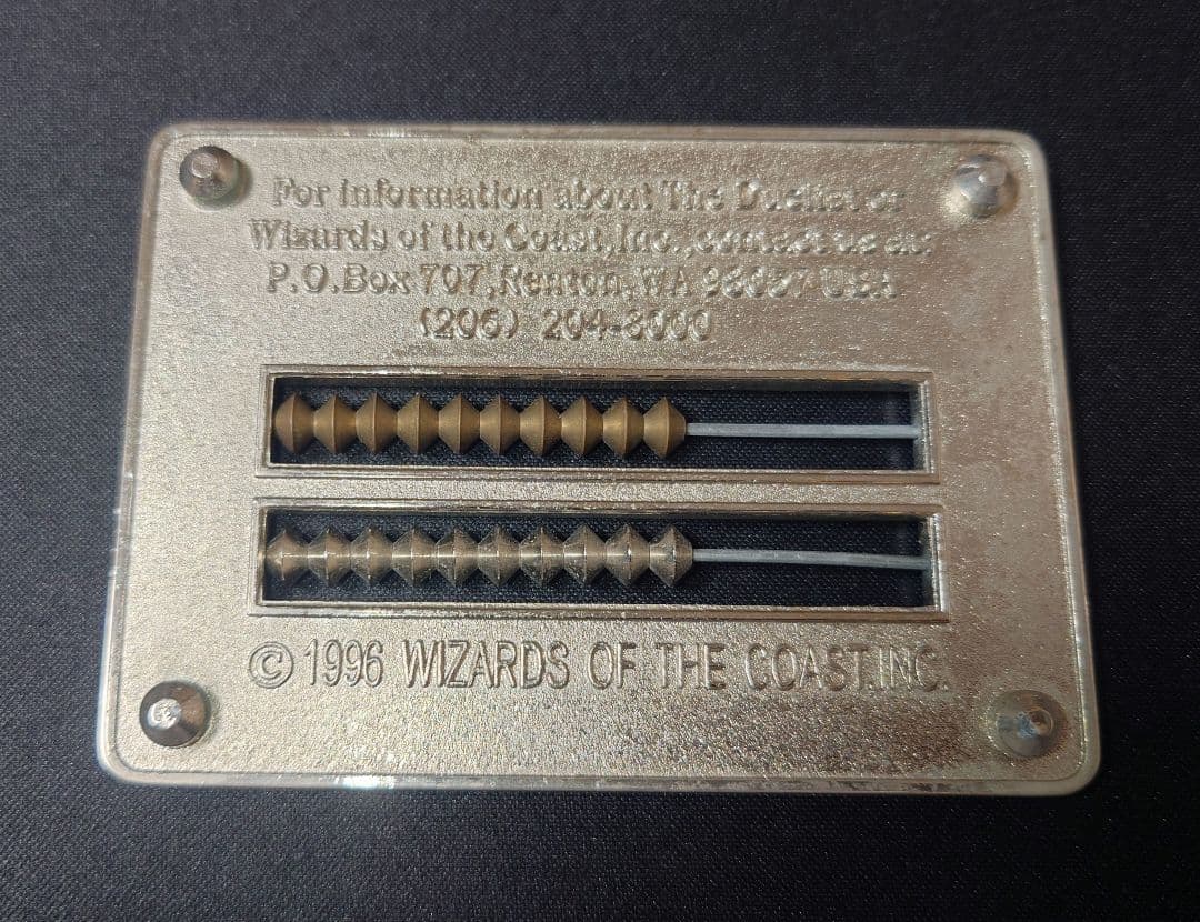 MTG そろばん型ライフカウンター 青色