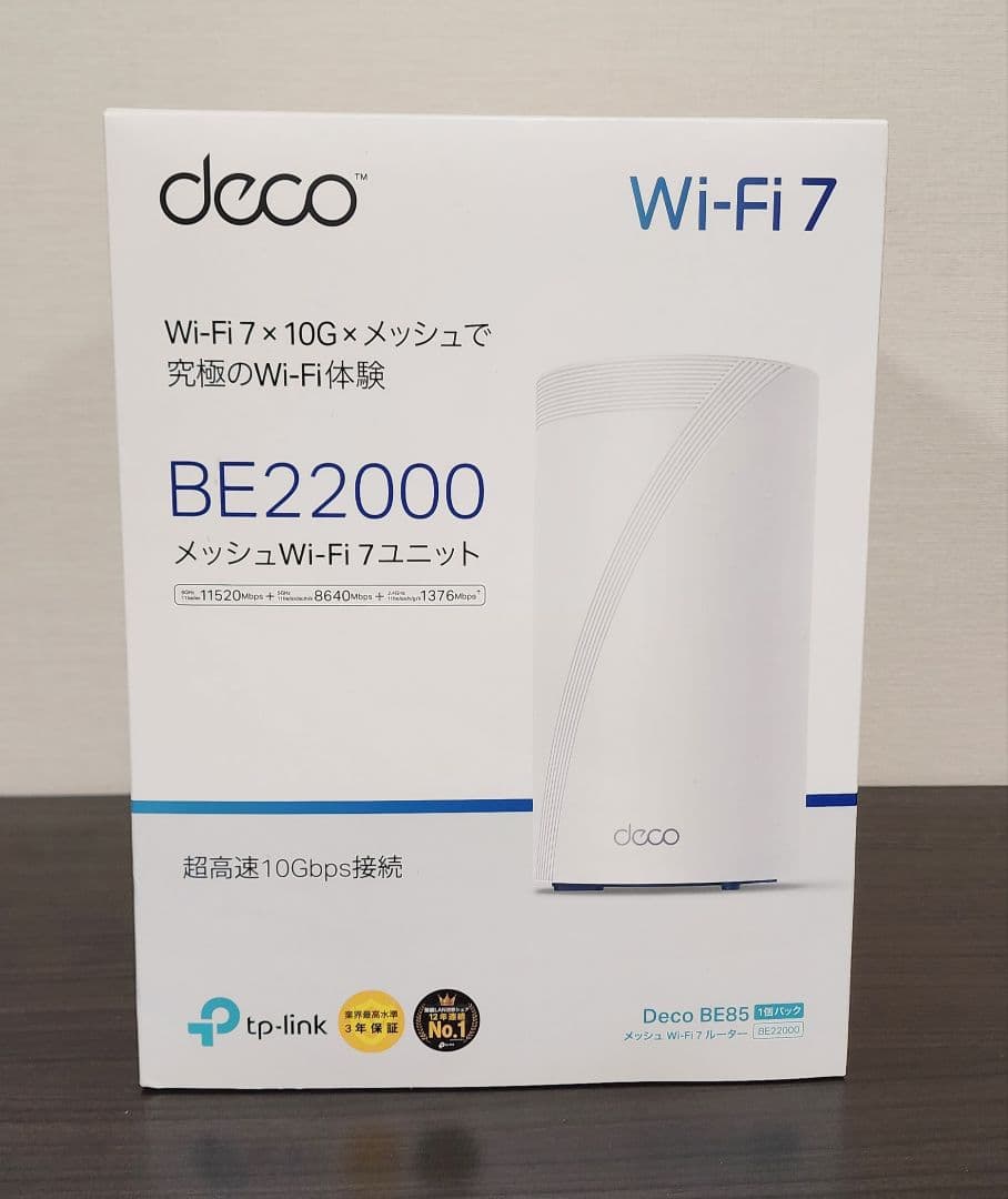 Deco BE22000 メッシュWi-Fi 7 超高速メッシュルーター