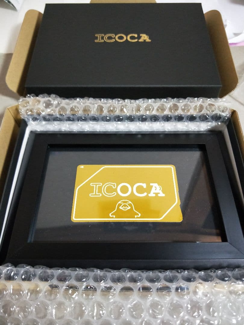 新品 J-WESTゴールドカード 会員限定 黄金のICOCA