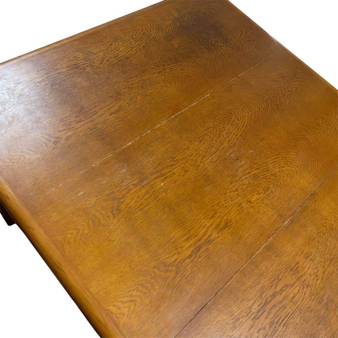 【希少】カリモク エクステンションテーブル　昭和レトロ