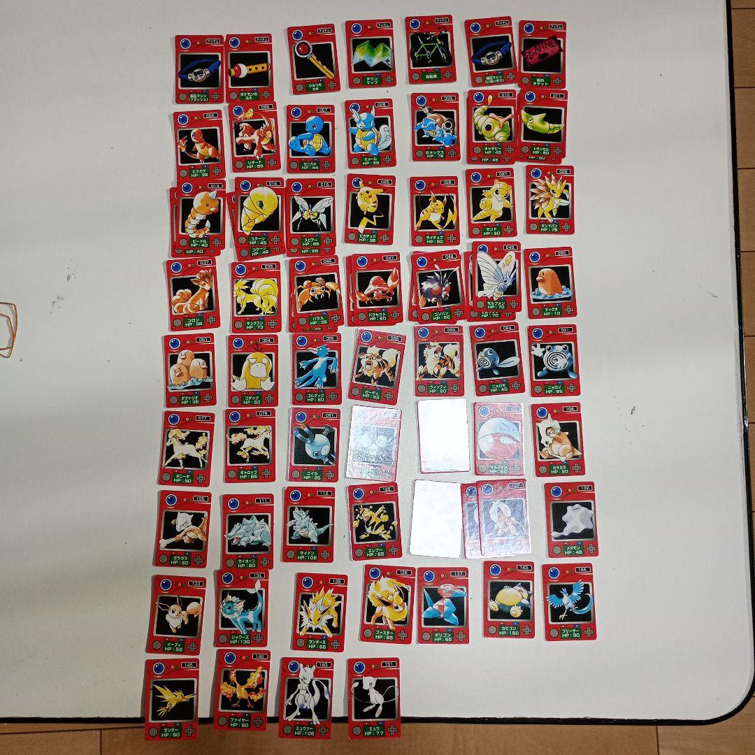 【希少品　当時品】ポケモンカード 約60枚 ミニ図鑑カード　ミュウ　ミュウツー