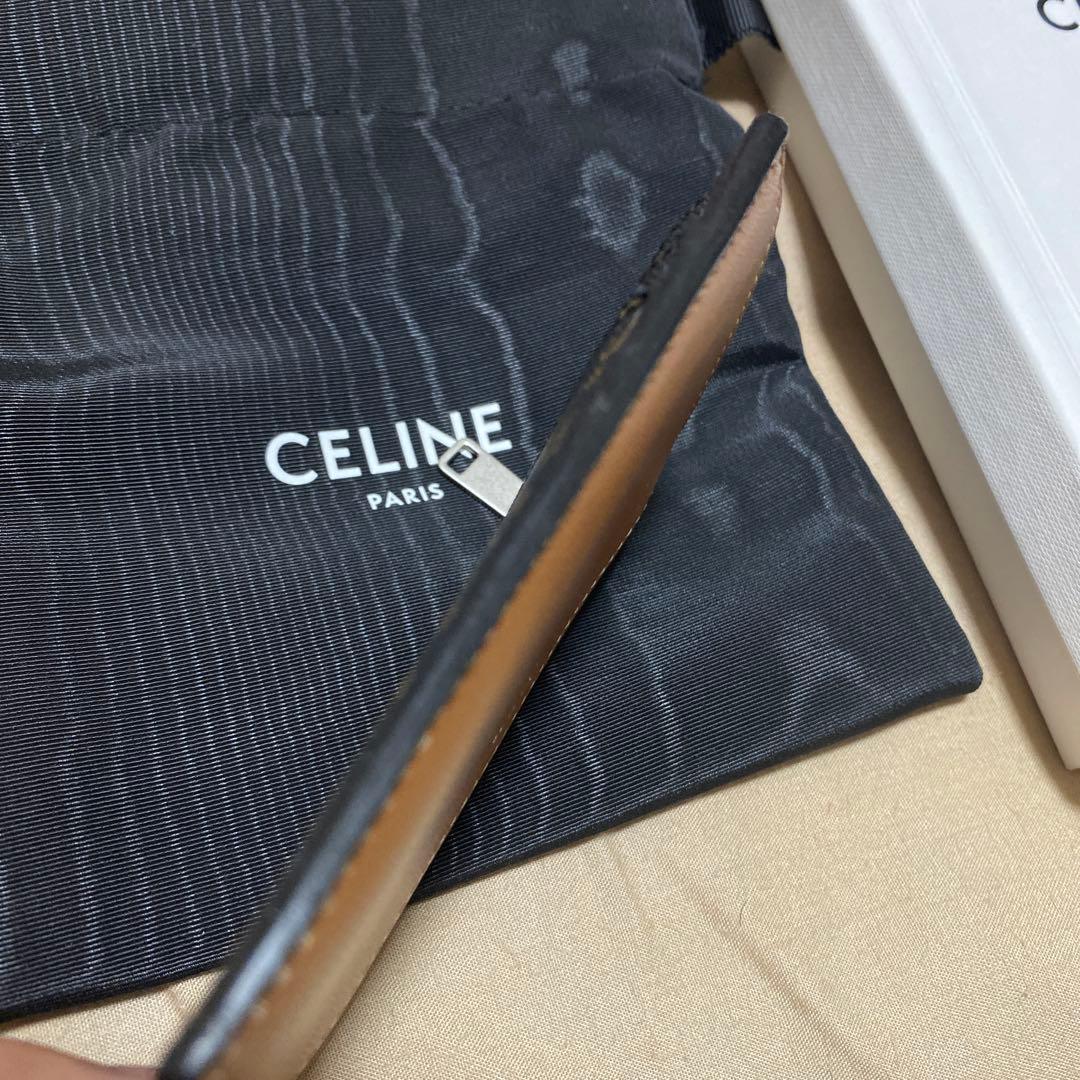 【シルバー金具】セリーヌ カードケース トリオンフキャンバス 正規品