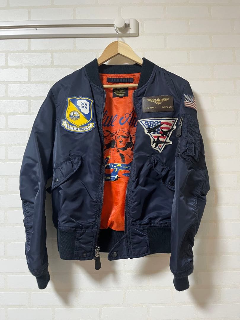 オリジナルファッション - AVIREX MA_1ジャケット ブルーエンジェルス