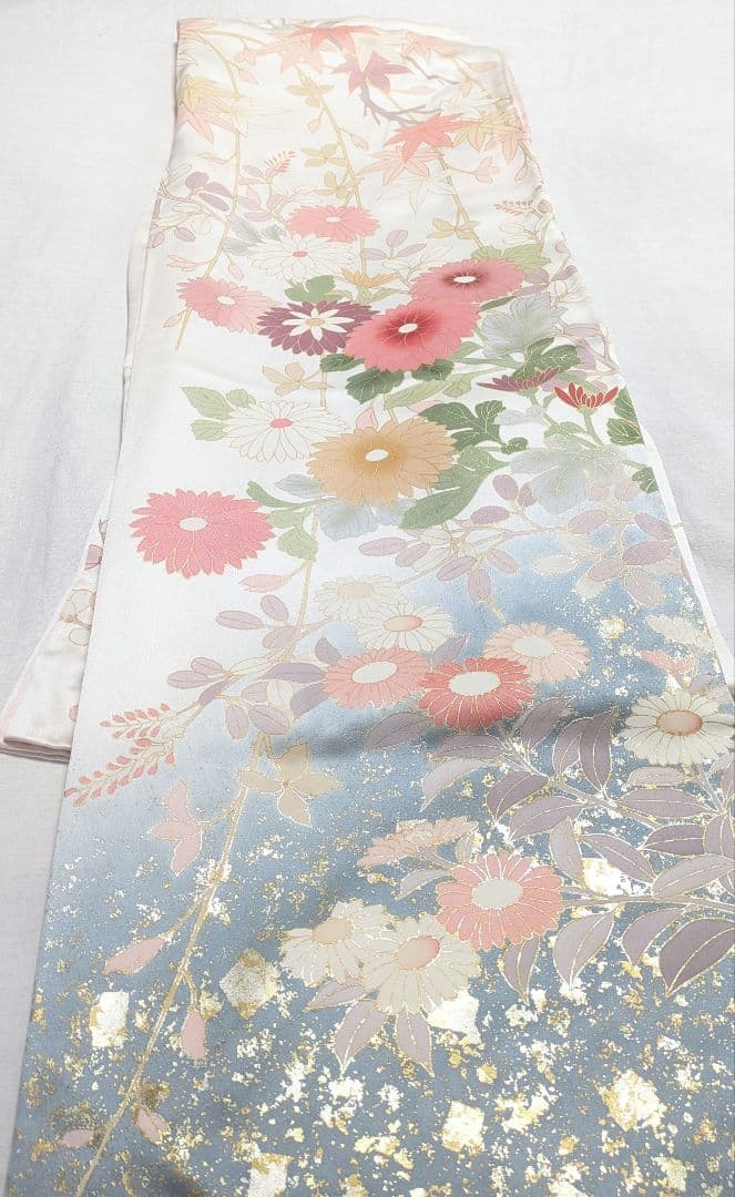 5379夏) ✿ 振袖フルセット ✿ 四季の花 金駒刺繍 (5379夏) ✿