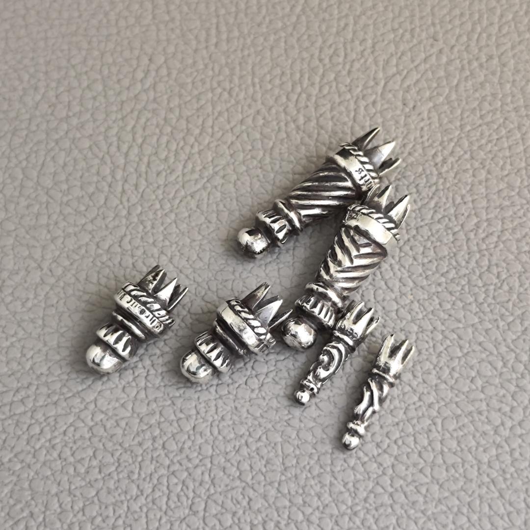 CHROME HEARTS クロムハーツ ボロチップ 2個セット SV925