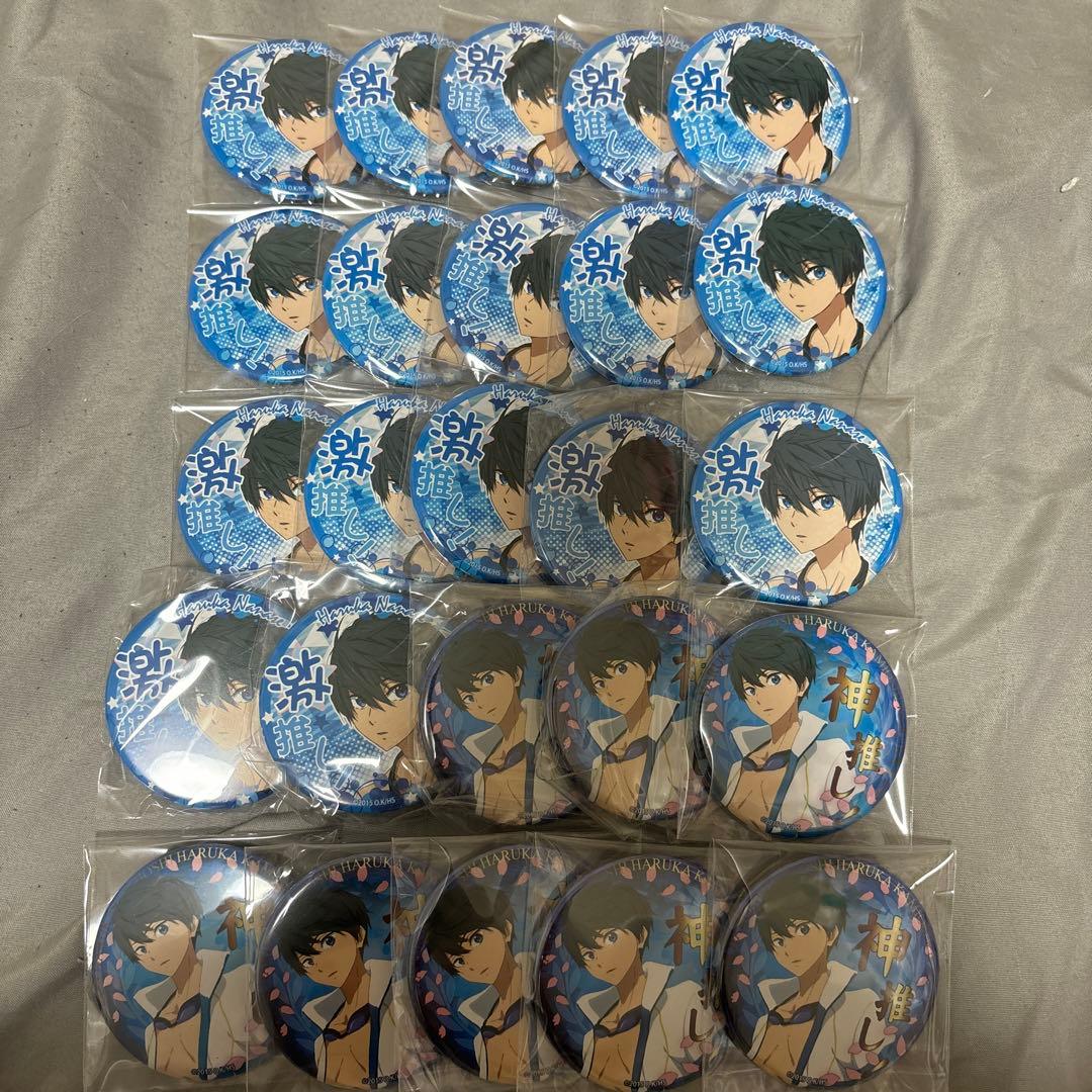 七瀬遙 激推し缶バッジ Free! ハイスピード 缶バッジ 七瀬遙 映画 ハイ