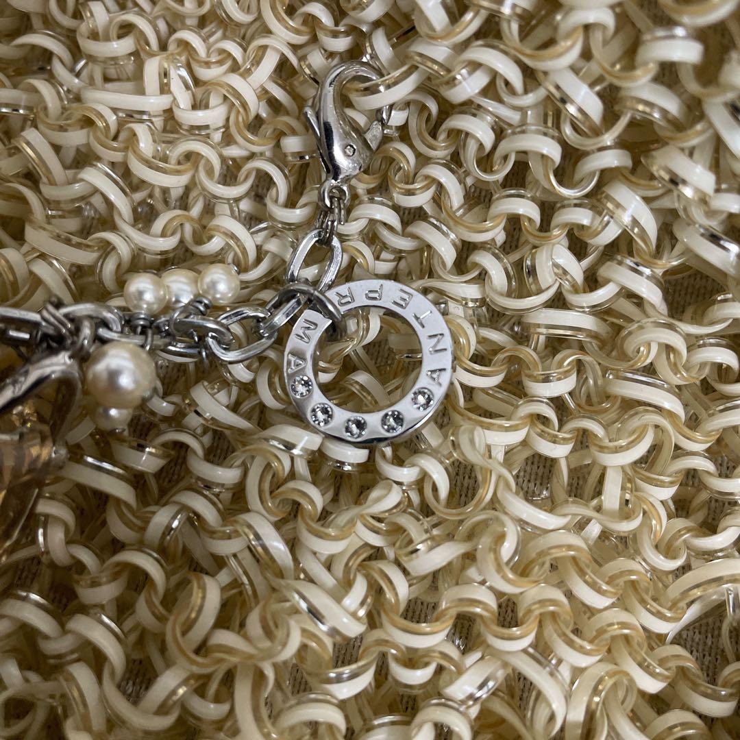 アンテプリマ ワイヤーバッグ ゴールド チャーム付き