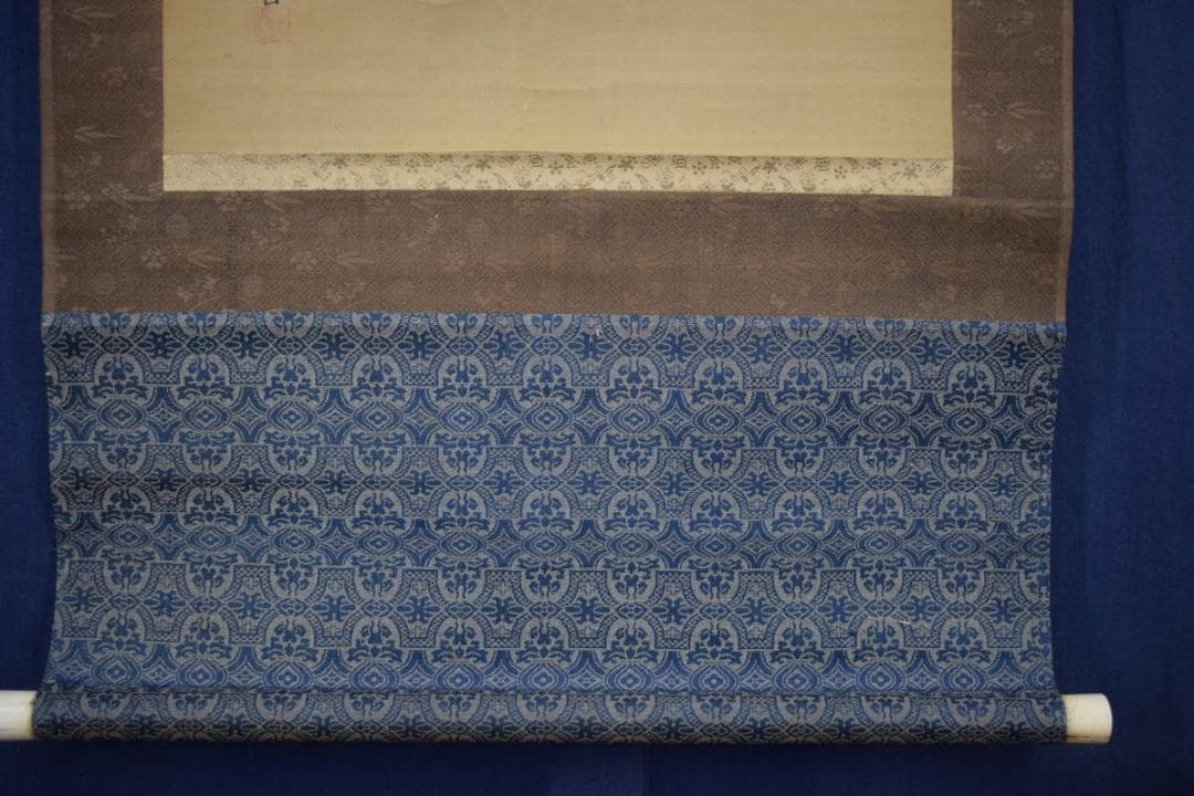 【真作】狩野栄川院/鷹之図/タカ図/掛軸☆宝船☆Z-511