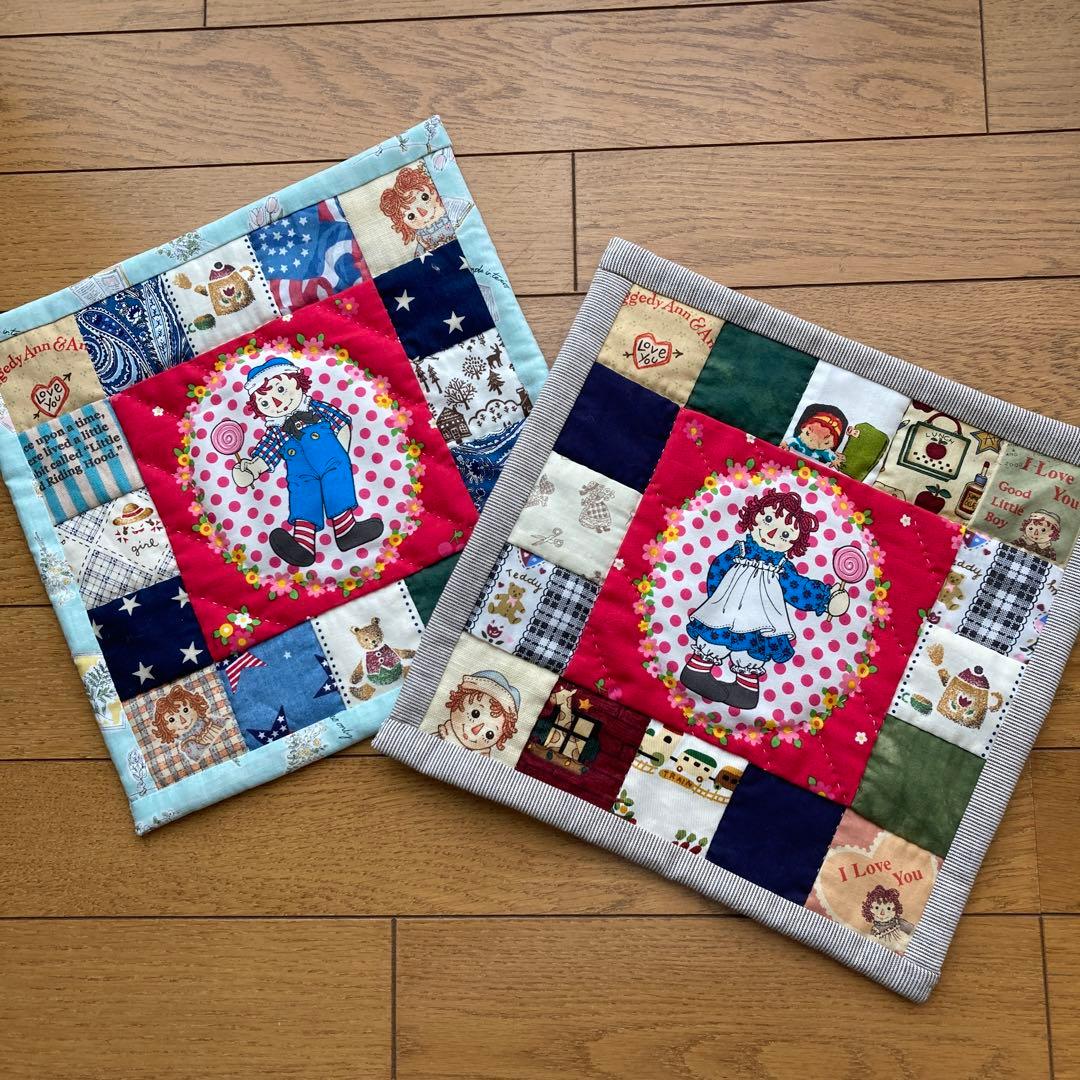 アンとアンディ刺繍入りアンティークキルト値下げしました