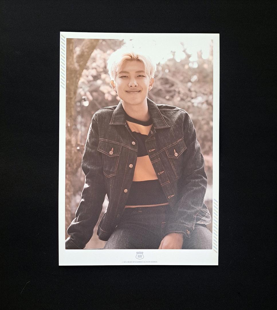 BTS 公式 RM ミニポスター クリアフォルダー ラップモンスター 防弾少年団