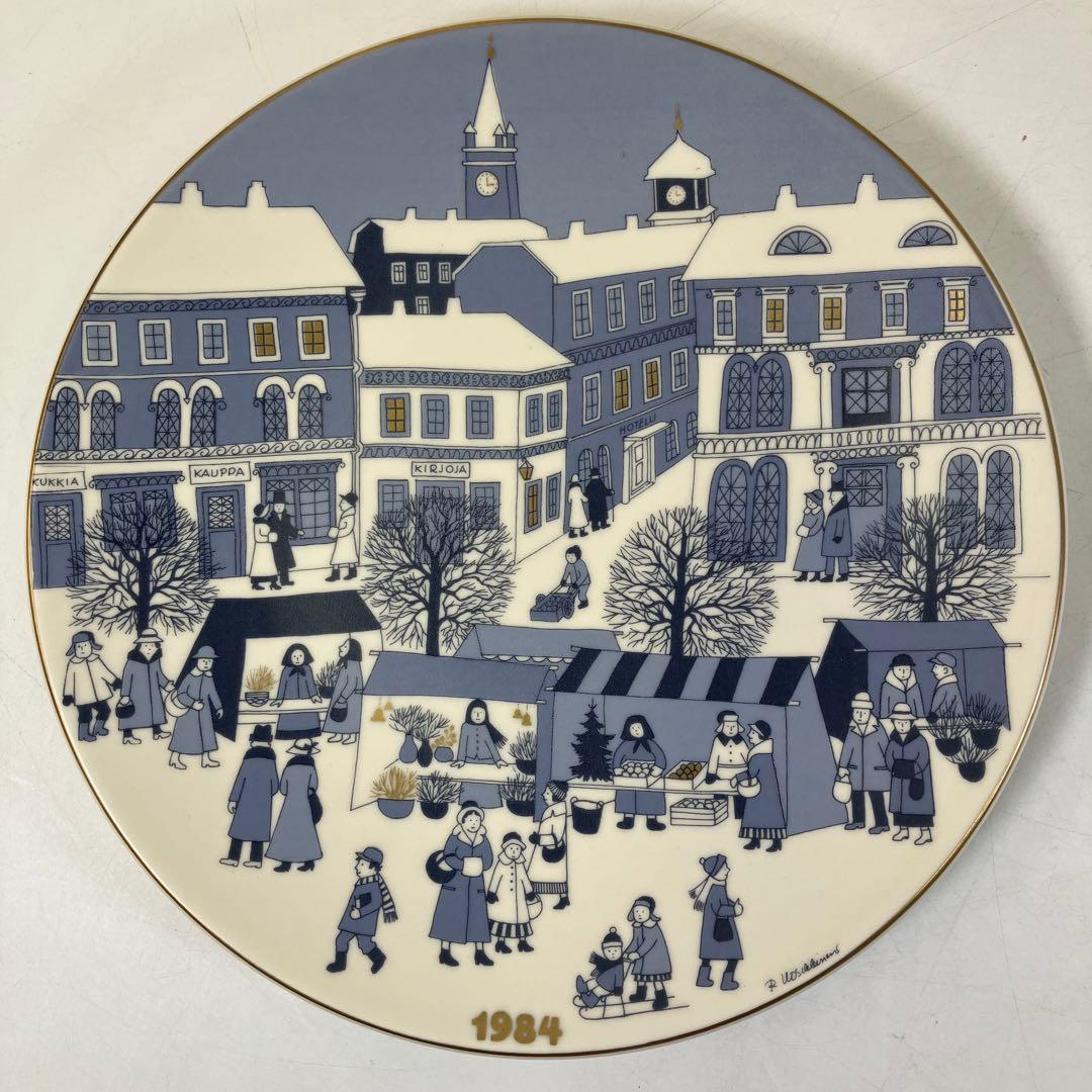 アラビア 1984年版 クリスマスプレート イヤープレート 皿 - メルカリ