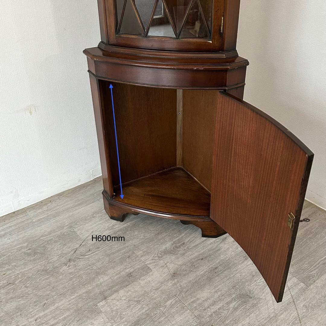 イギリス アンティーク 家具 コーナーキャビネット 1950年頃 514A