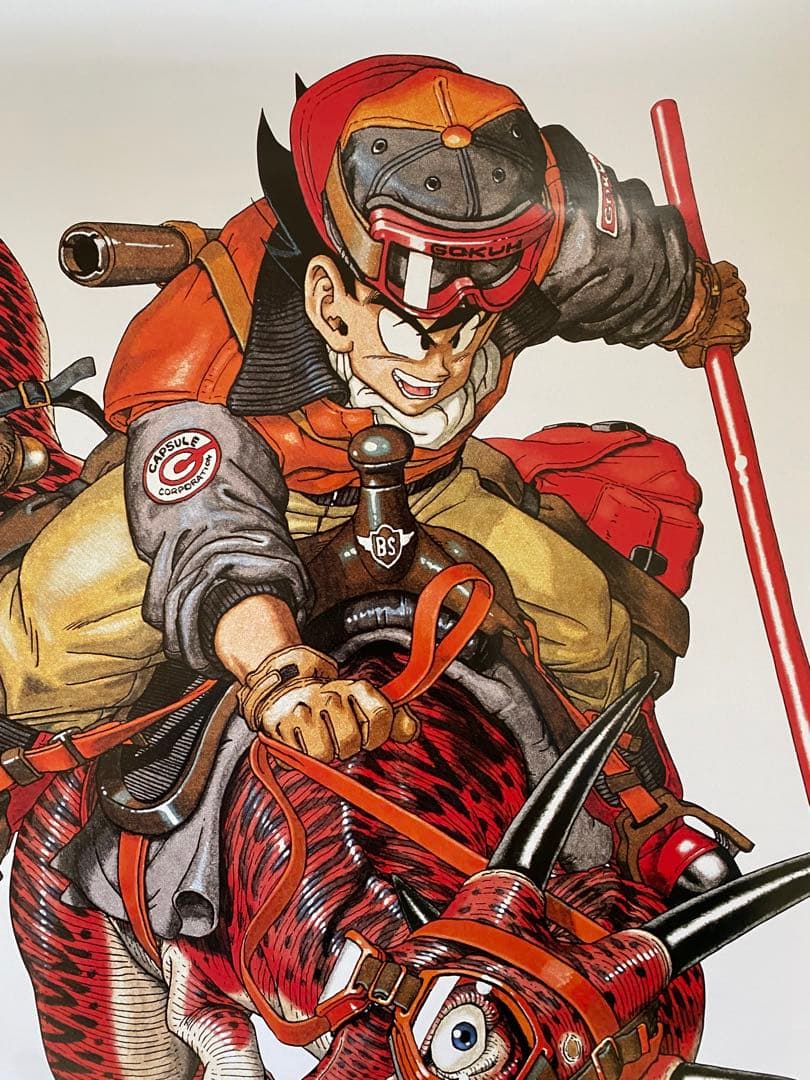 【激レア】額装品　ドラゴンボール　イラスト大E 鳥山明　DRAGONBALL