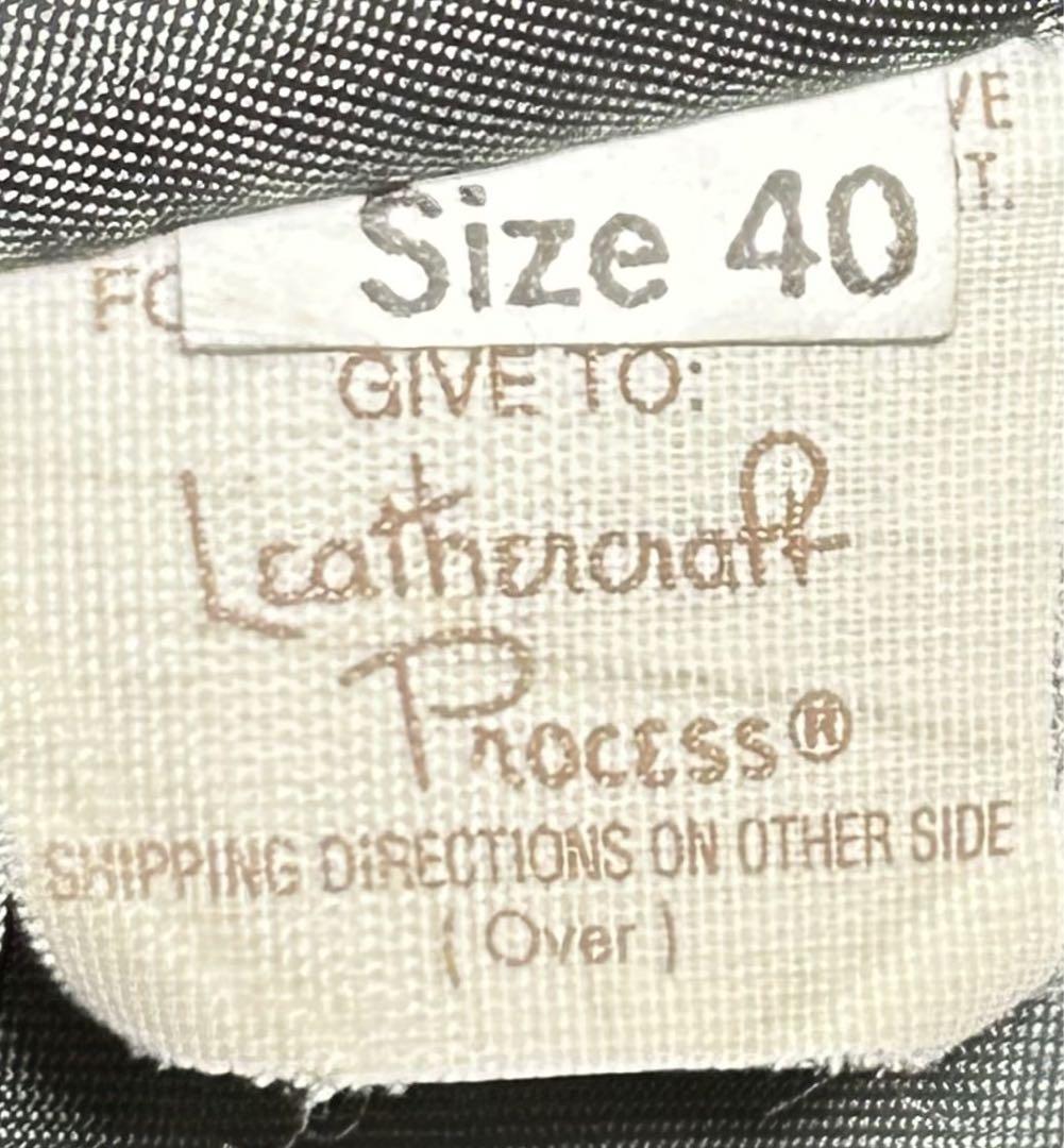 ⑤schott【40】652 米国製◇革ジャンninjaハーレーgpzショベル - メルカリ