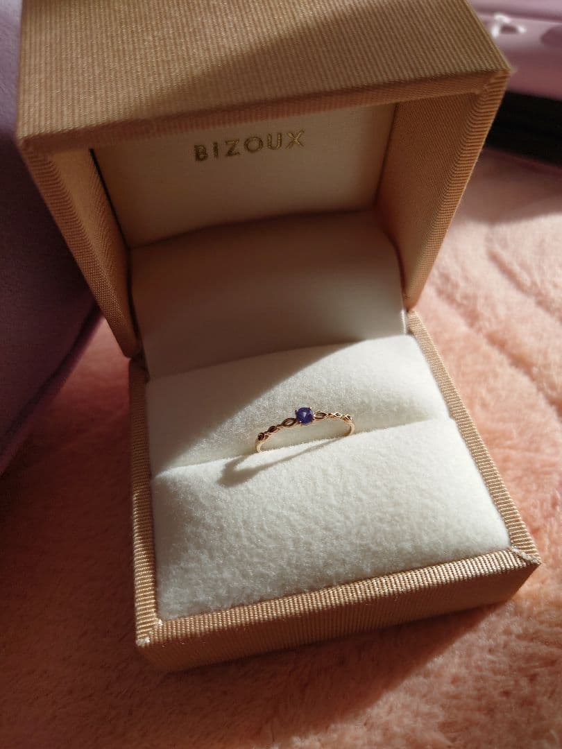 ずんだ　BIZOUX ビズー ワンマイルジュエリー タンザナイト リング